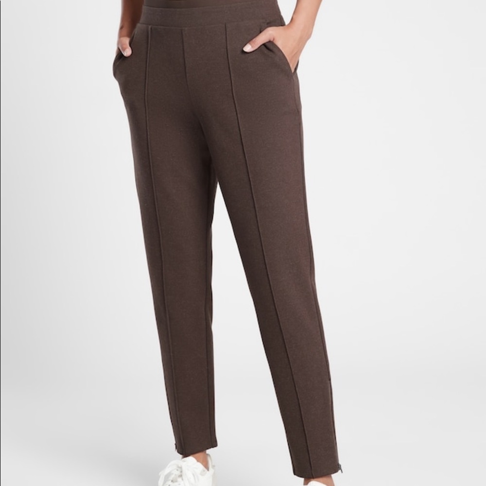 Athleta Venice Heathered Pintuck Pants